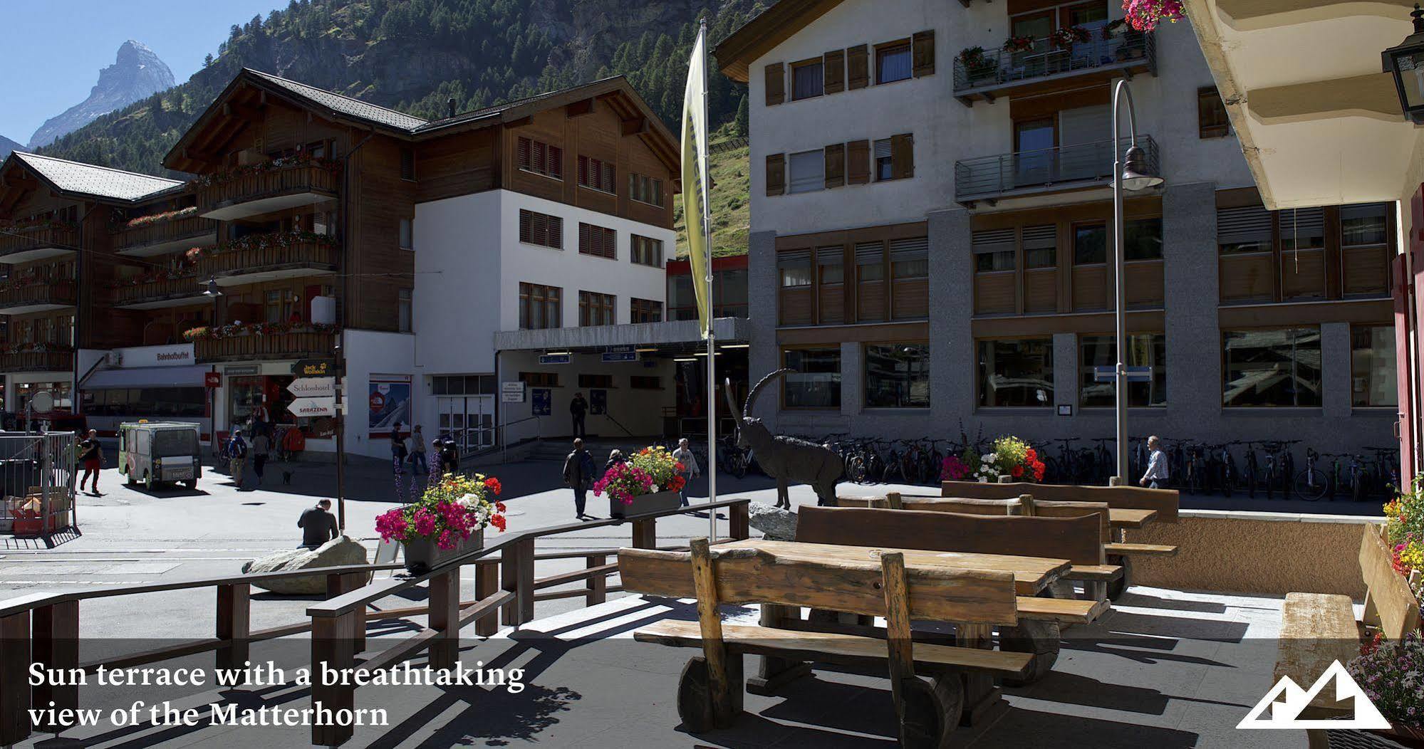 Hotel Bahnhof Zermatt Exterior foto